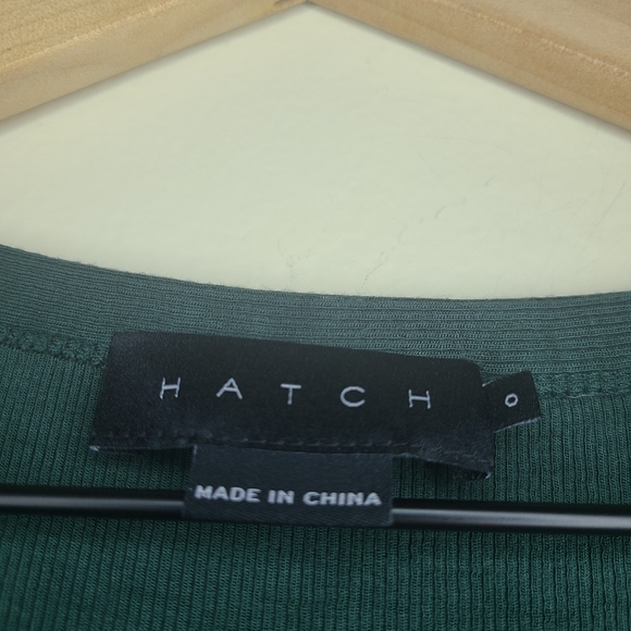 Hatch the Softest Rib Knit Dress in Pine sz 0 - Picture 6 of 9